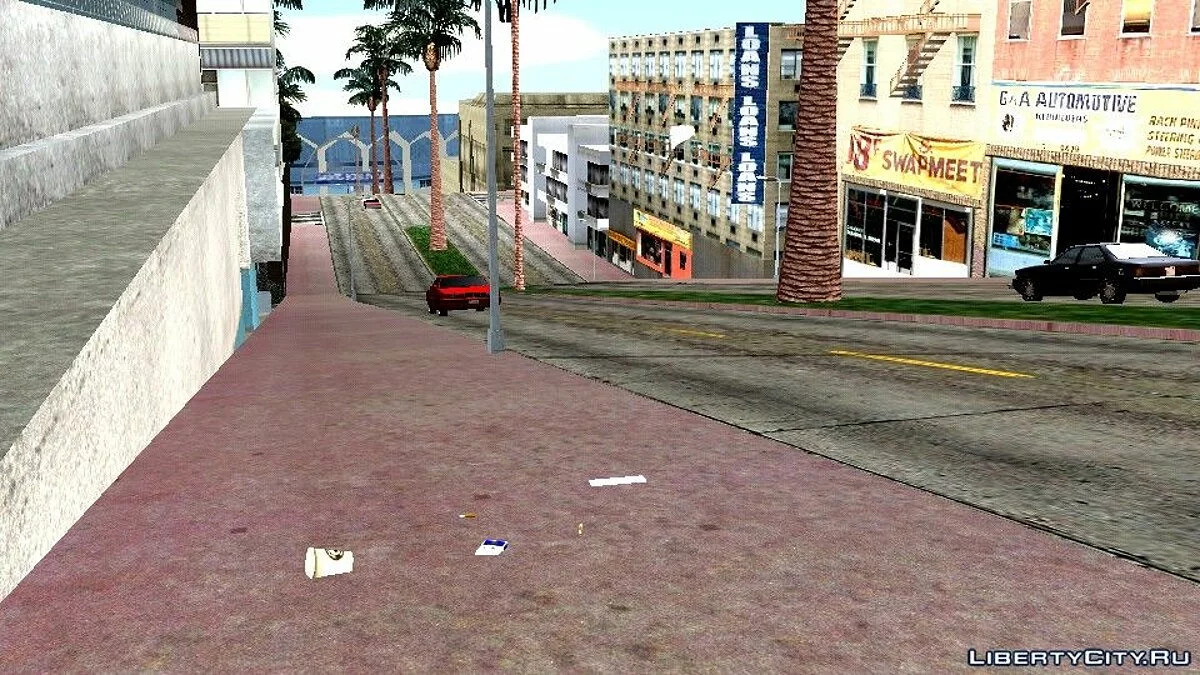 Sampah dan Koran di Jalan / GTA San Andreas (iOS, Android)