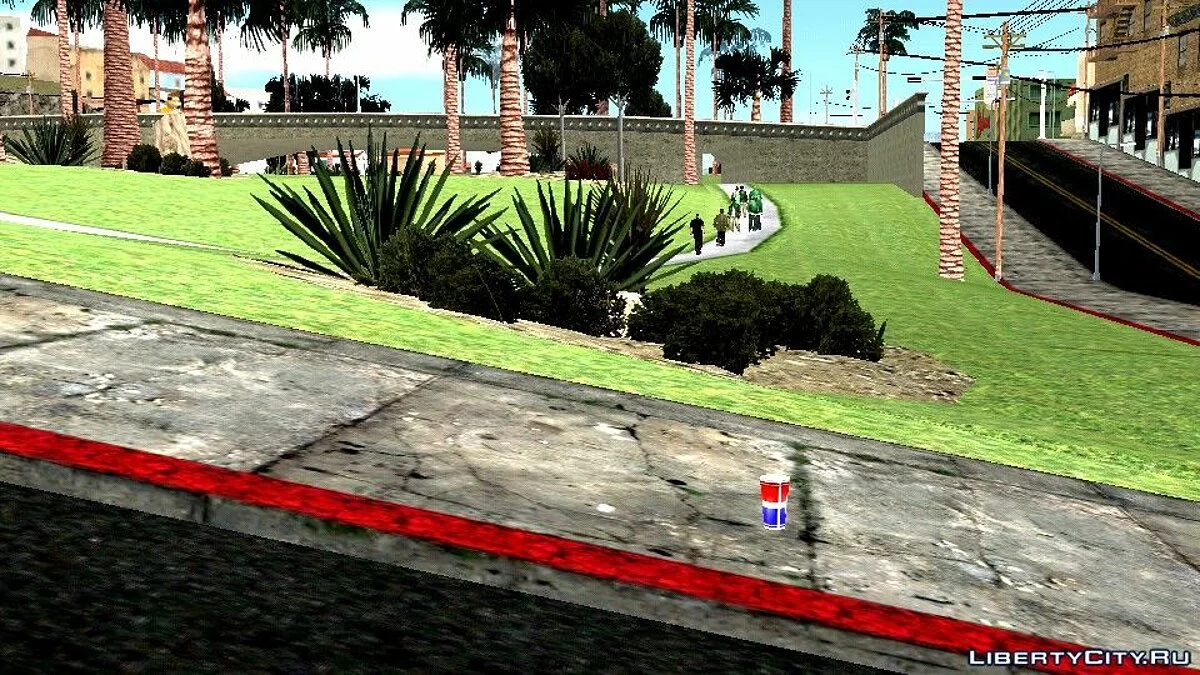 Sampah dan Koran di Jalan / GTA San Andreas (iOS, Android)