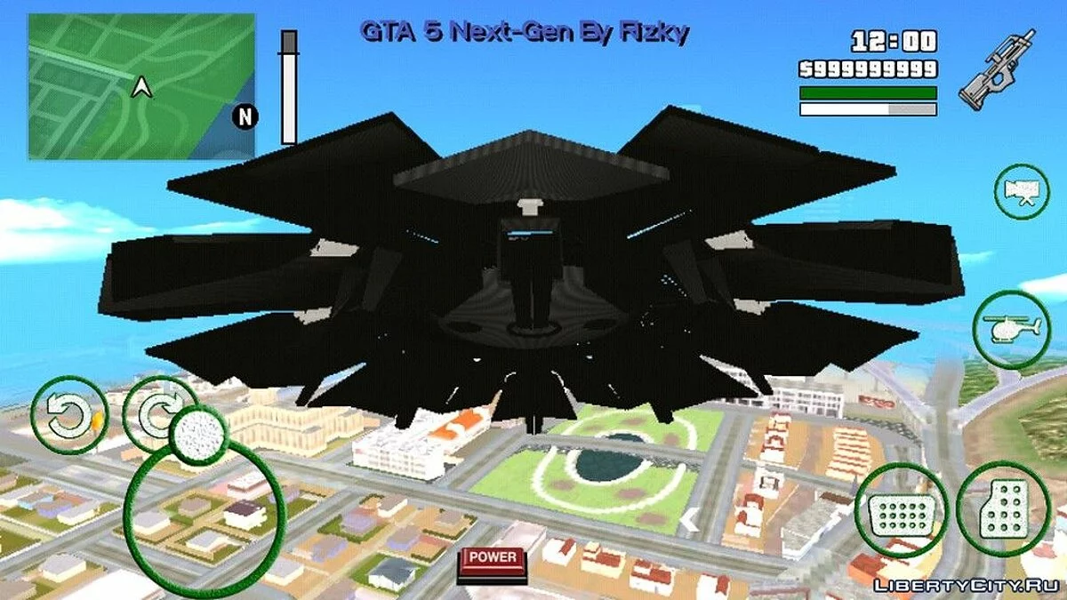 UFO mit Soundeffekten / GTA San Andreas (iOS, Android)