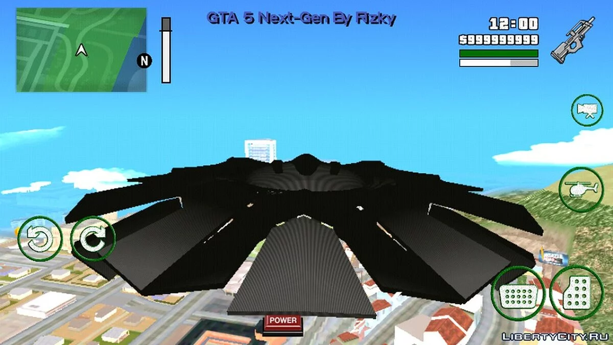 UFO mit Soundeffekten / GTA San Andreas (iOS, Android)