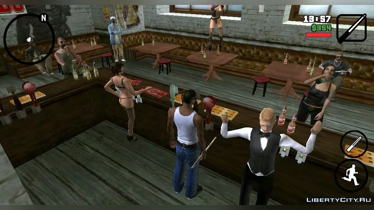 Realistischer Bar