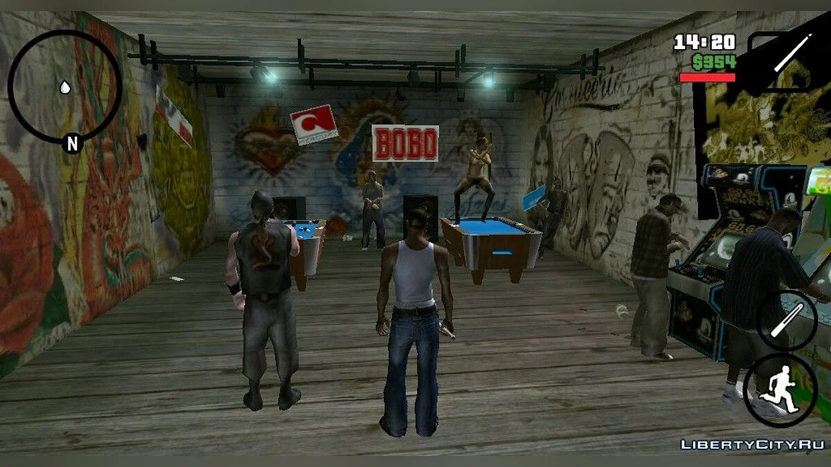 Realistischer Bar