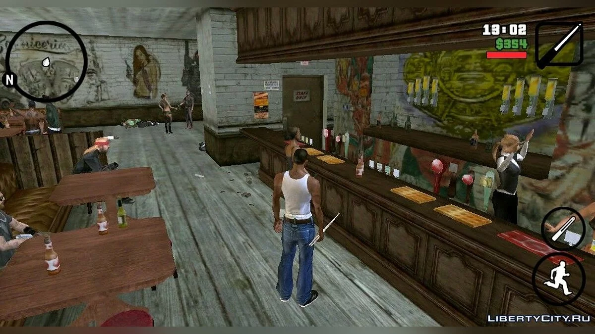 Realistischer Bar