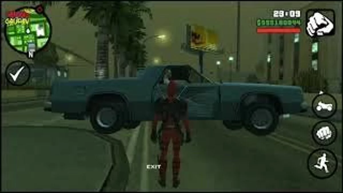 Deadpool e Seus Superpoderes / GTA San Andreas (iOS, Android)