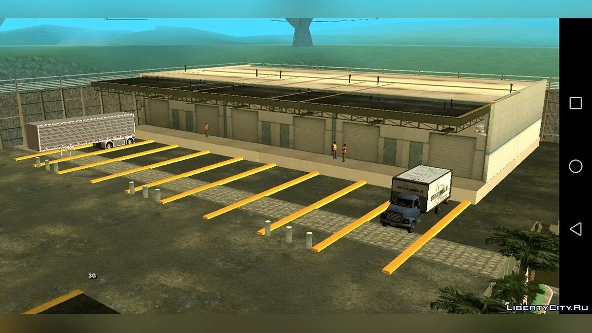 Freight Terminal in Flint County / GTA San Andreas (iOS, Android)