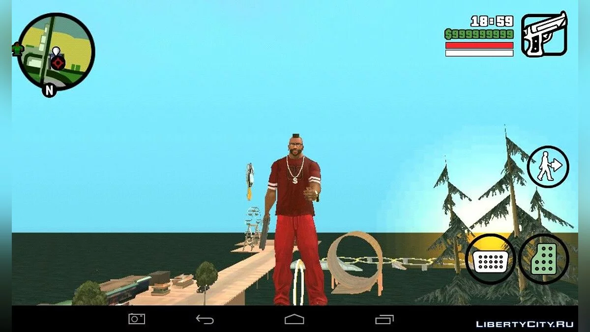 Реактивні кросівки / GTA San Andreas (iOS, Android)