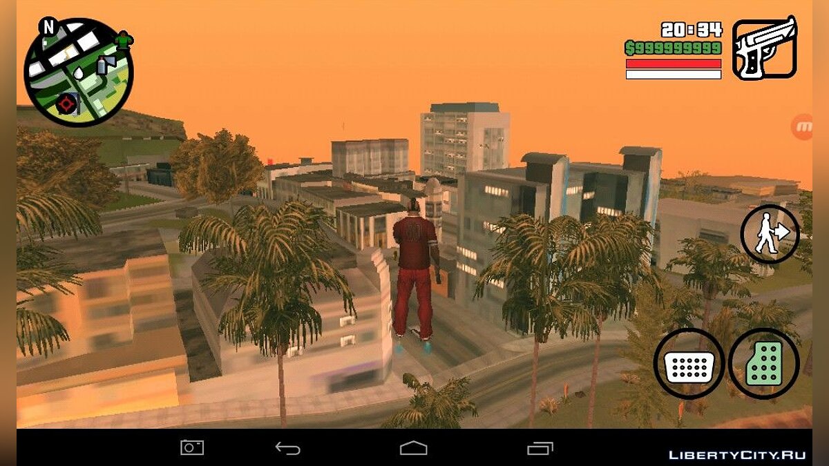 GTA San Andreas Unlimited Jetpack For Android Mod 