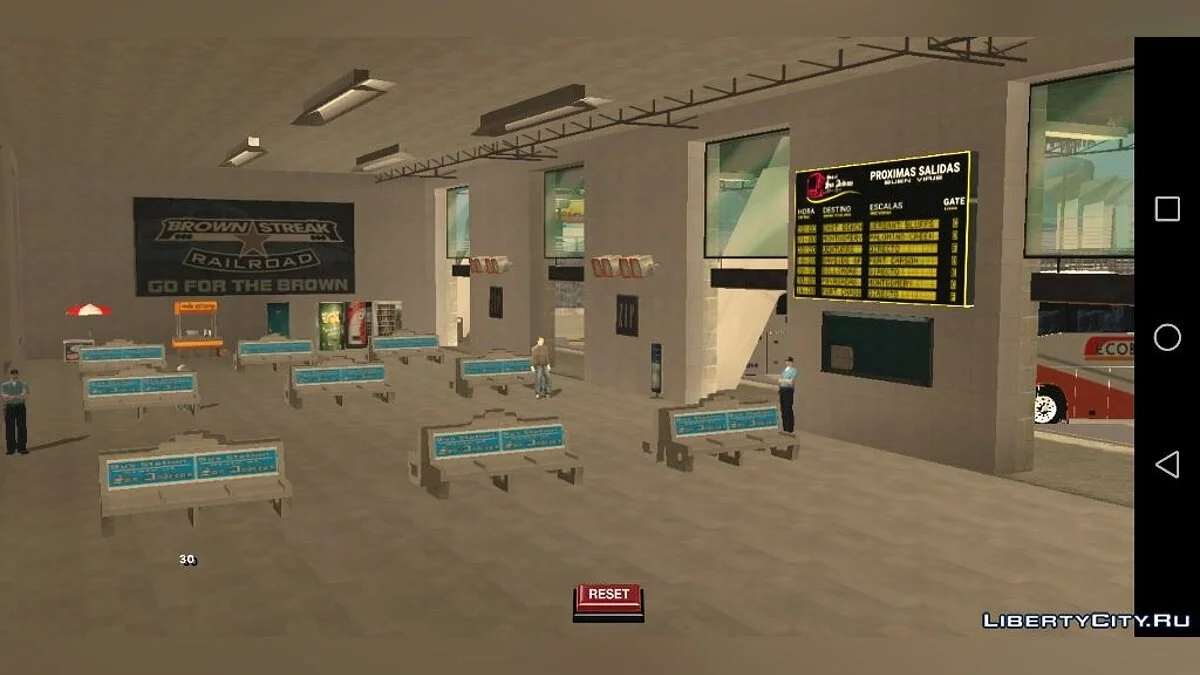 Bus Station in Los Santos / GTA San Andreas (iOS, Android)