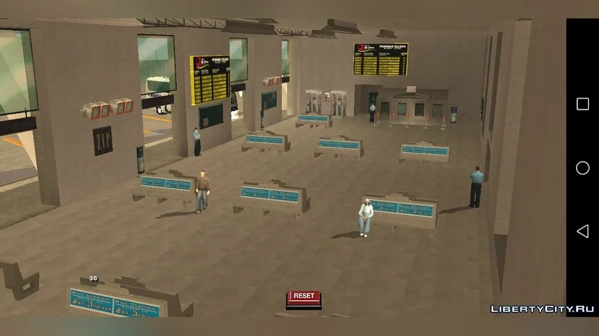 Bus Station in Los Santos / GTA San Andreas (iOS, Android)