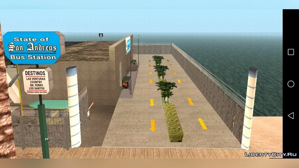 Bus Station in Los Santos / GTA San Andreas (iOS, Android)