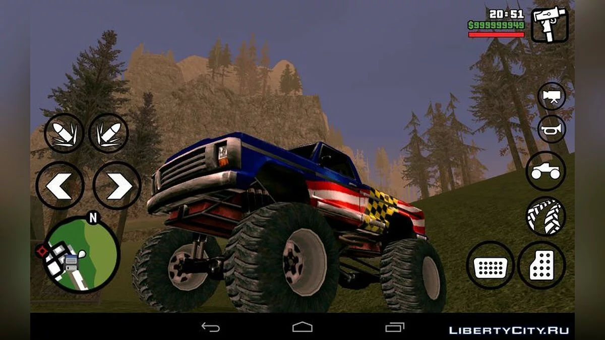 Radar from PC version of GTA San Andreas / GTA San Andreas (iOS, Android)