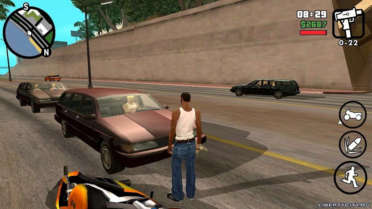 Різний транспорт для банд / GTA San Andreas (iOS, Android)