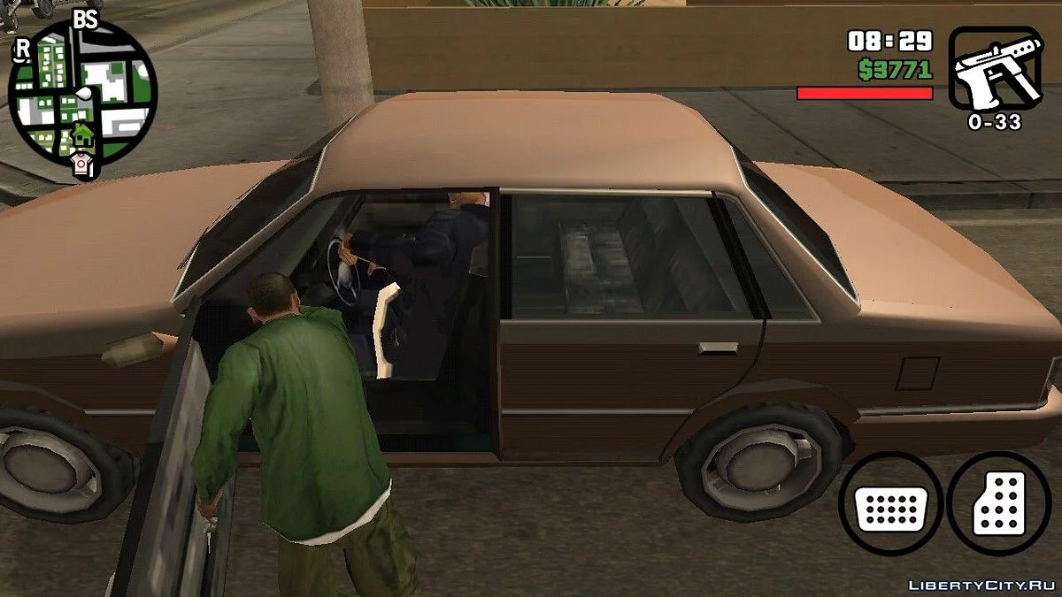 Різний транспорт для банд / GTA San Andreas (iOS, Android)