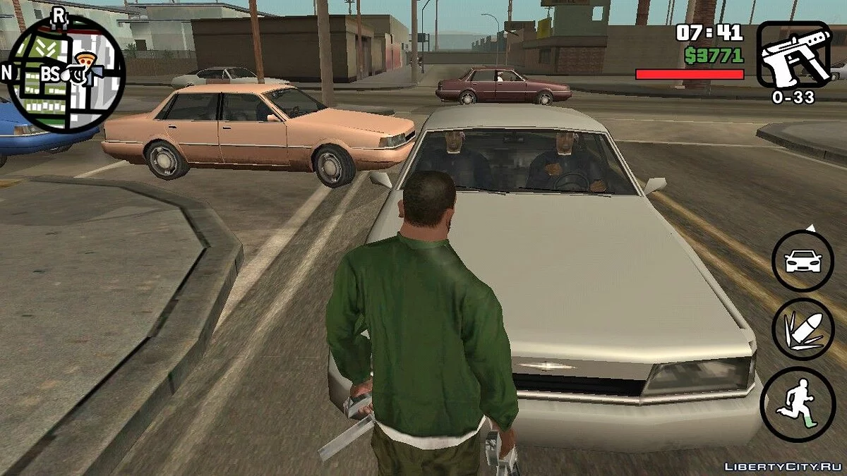 Різний транспорт для банд / GTA San Andreas (iOS, Android)