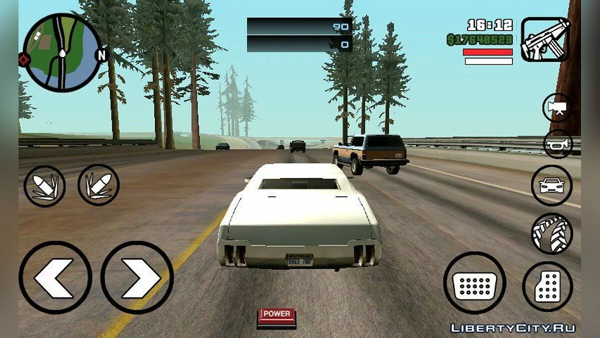 فيزياء واقعية للأضرار / GTA سان أندرياس (iOS، أندرويد)