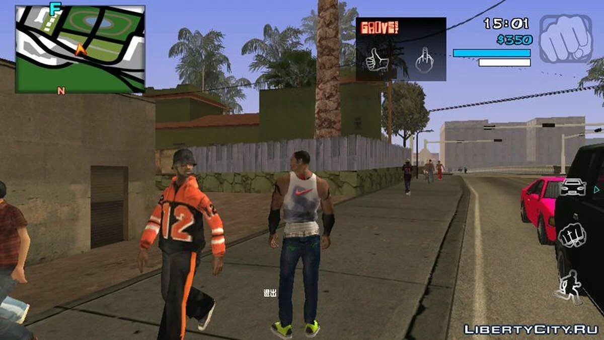 Reduced Buttons / GTA San Andreas (iOS, Android)