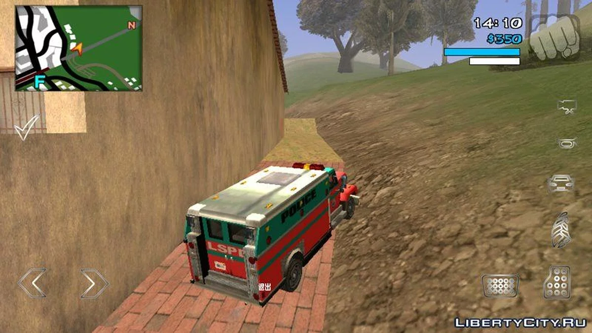 Reduced Buttons / GTA San Andreas (iOS, Android)