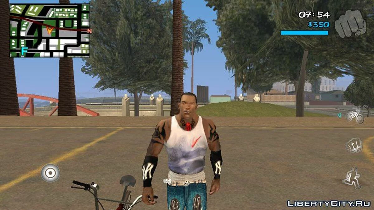 Reduced Buttons / GTA San Andreas (iOS, Android)