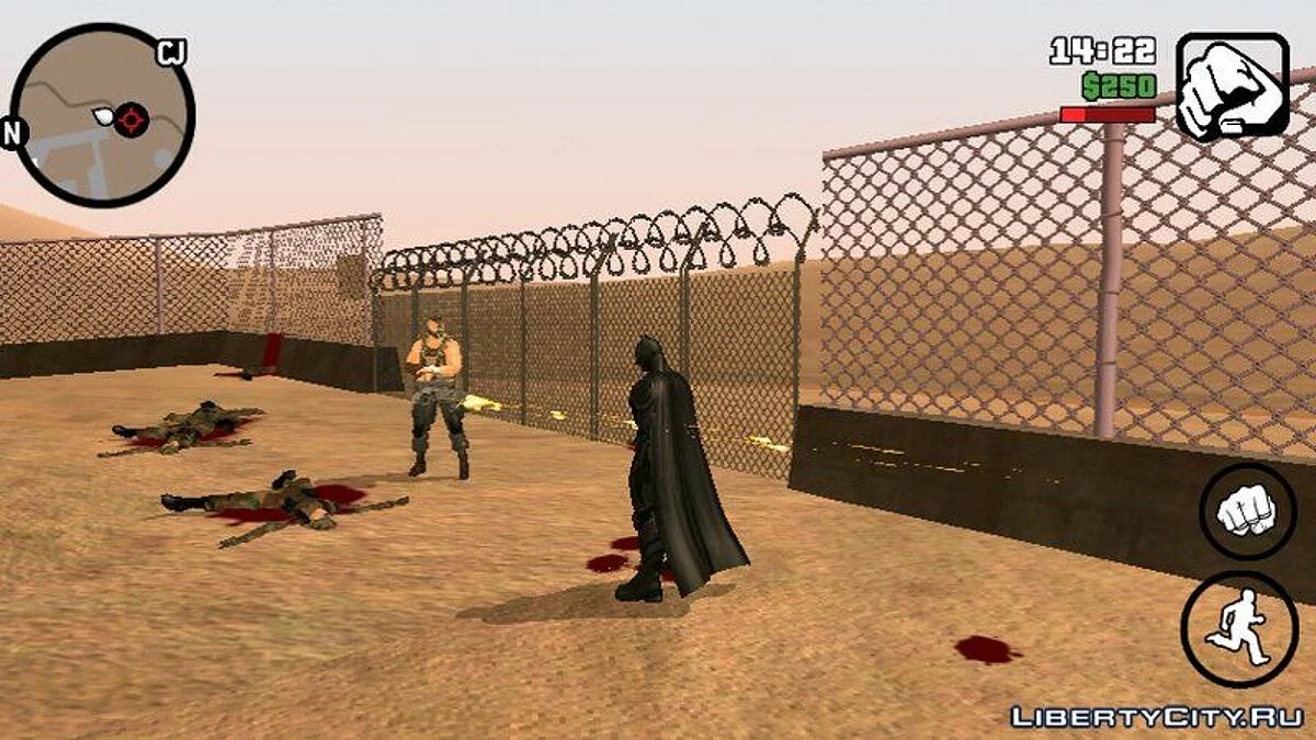 Renaissance du Chevalier Noir (skin + pouvoirs) / GTA San Andreas (iOS, Android)