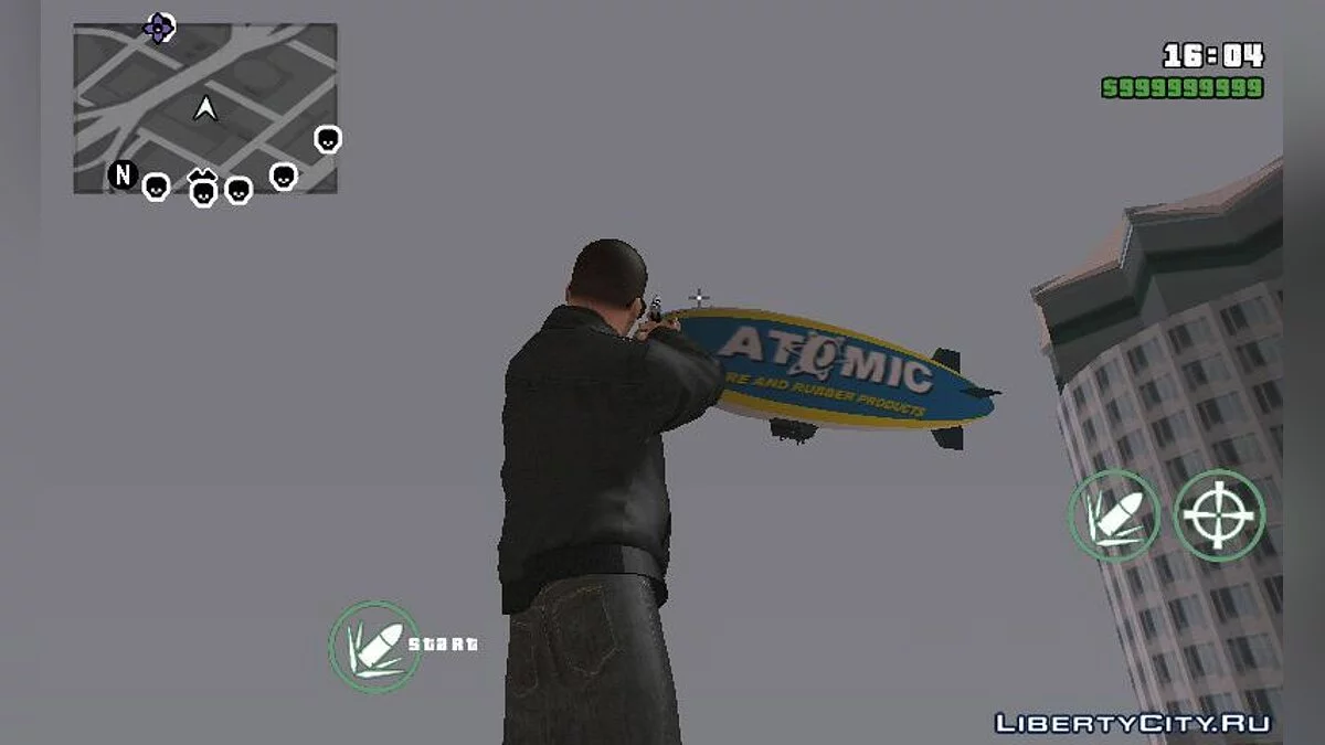 Flying Blimp from GTA 5 / GTA San Andreas (iOS, Android)