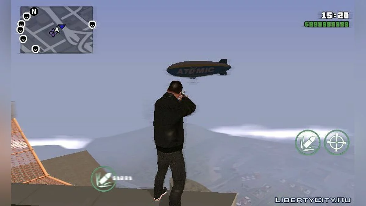 Flying Blimp from GTA 5 / GTA San Andreas (iOS, Android)
