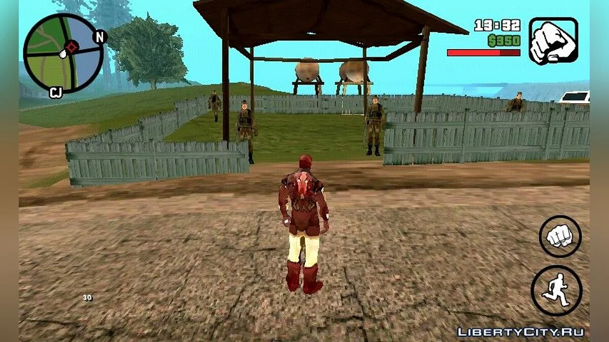 قاعدة عسكرية واقعية / GTA سان أندرياس (iOS، أندرويد)