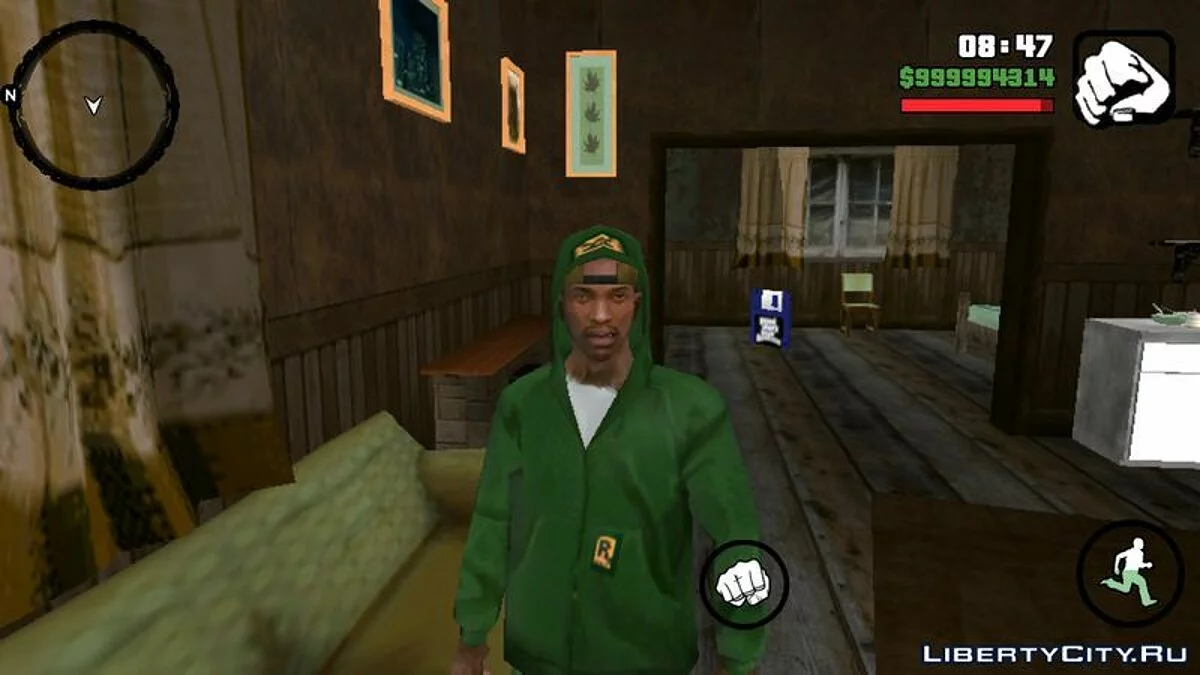 Capuz ajustável / GTA San Andreas (iOS, Android)