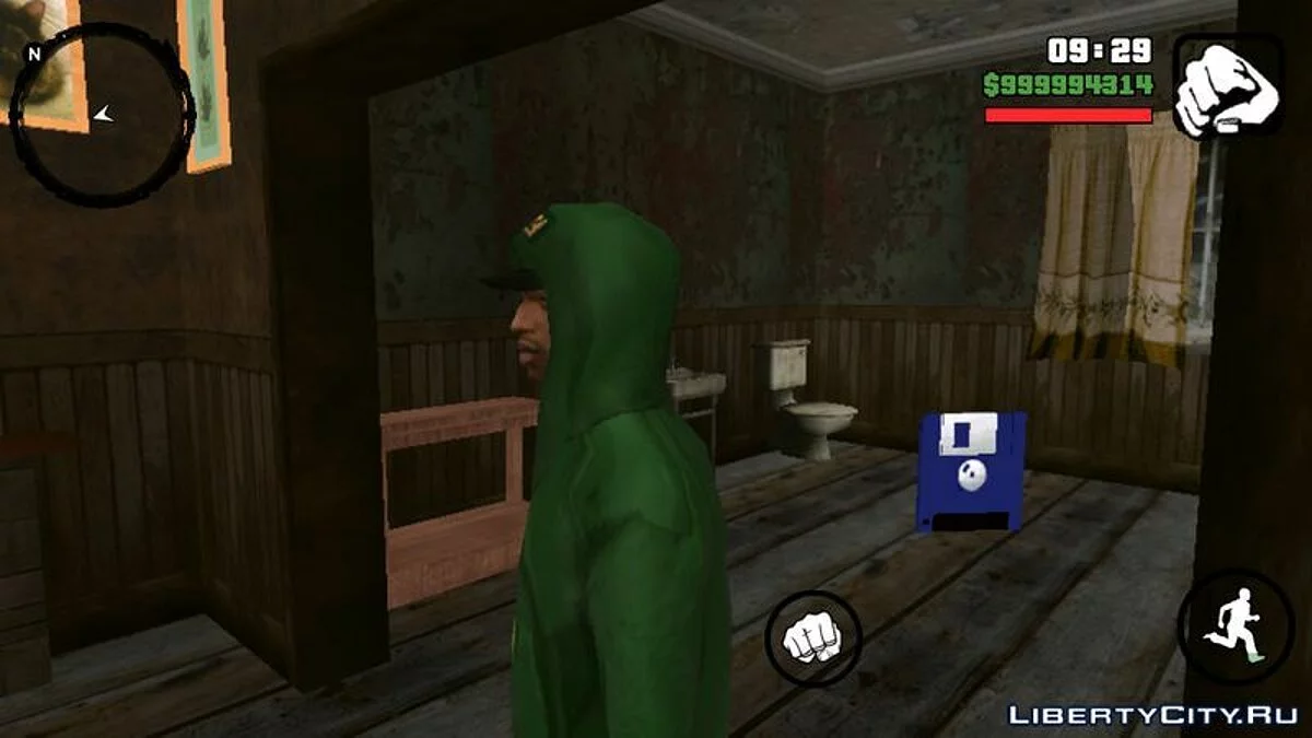 Capuz ajustável / GTA San Andreas (iOS, Android)