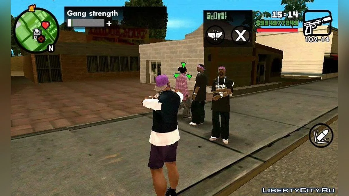 انضم إلى عصابة بالاس / GTA سان أندرياس (iOS، أندرويد)