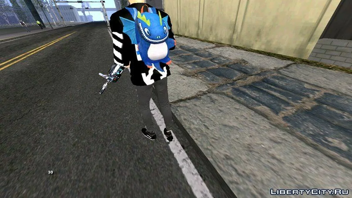 Cute Dragon Backpack / GTA San Andreas (iOS, Android)