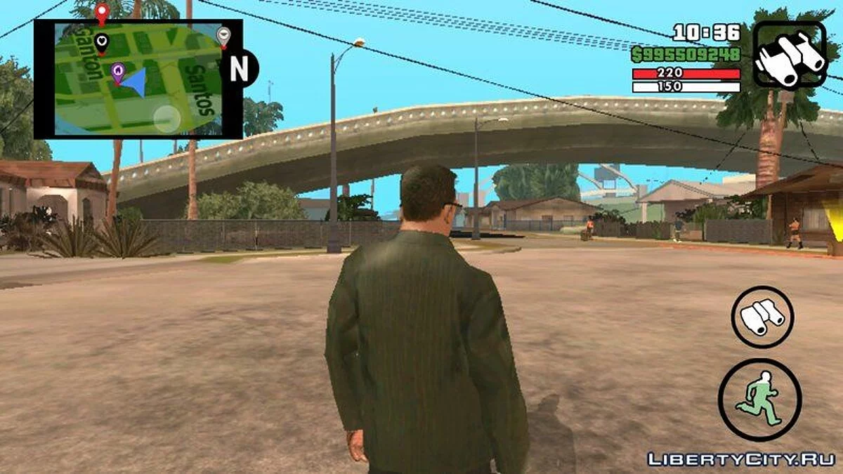 Нові маркери на радарі та карта Google Maps / GTA San Andreas (iOS, Android)