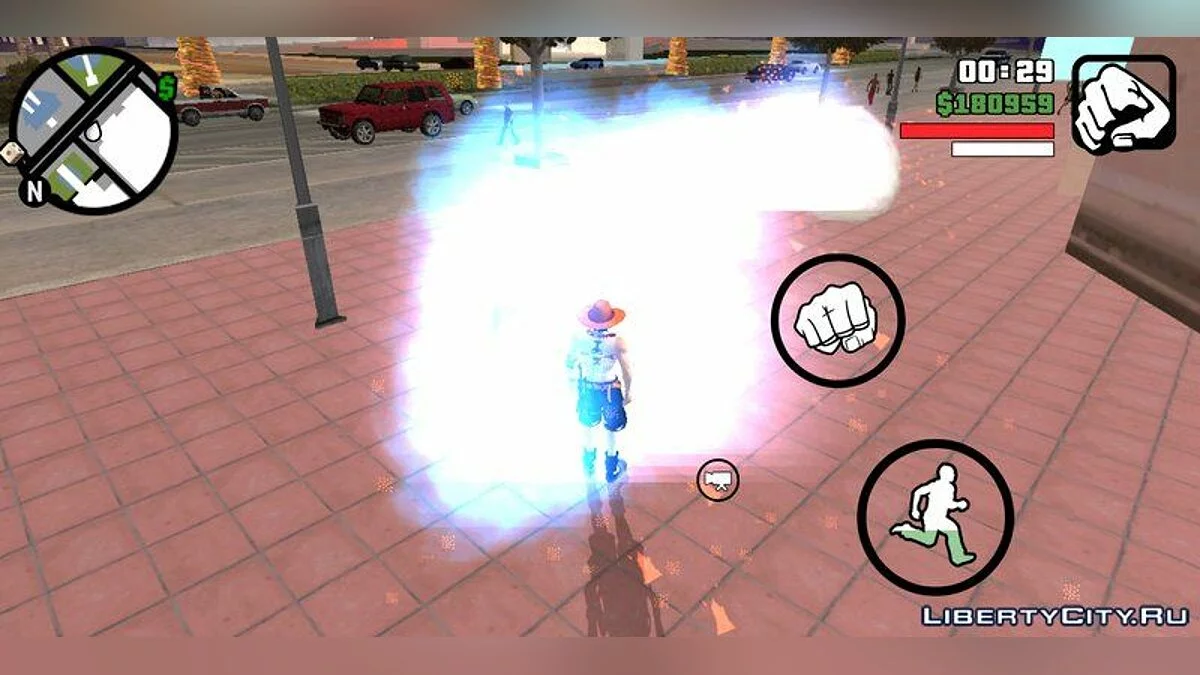 Fire Superpowers from Anime "One Piece" / GTA San Andreas (iOS, Android)