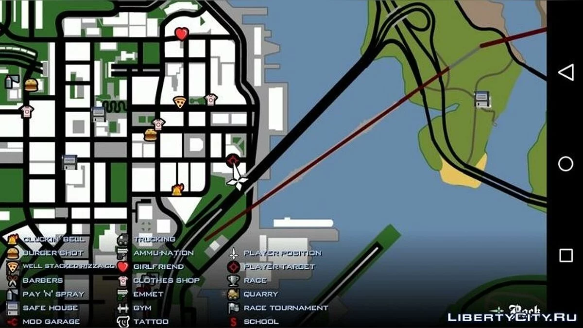 Можливість зайти в департамент поліції Сан-Фіерро / GTA San Andreas (iOS, Android)