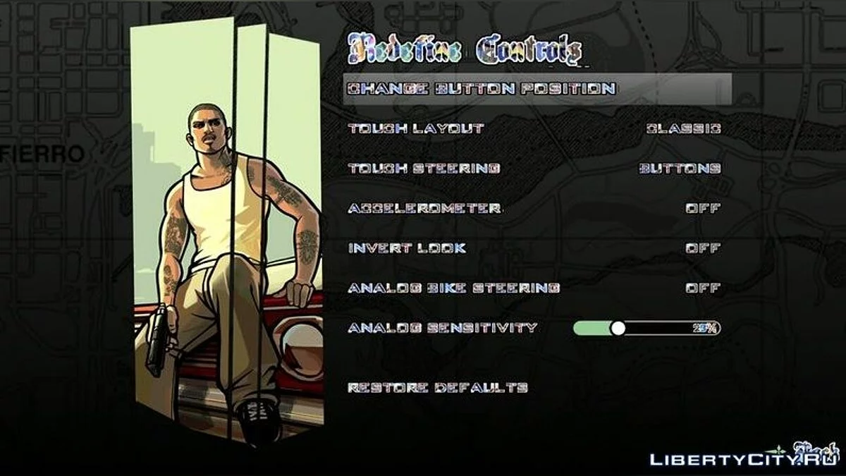 Кольоровий шрифт / GTA San Andreas (iOS, Android)