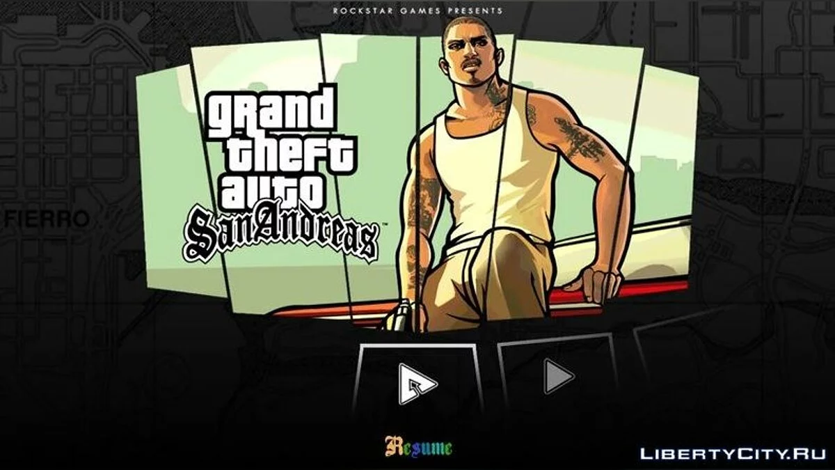 Різнокольорові шрифти / GTA San Andreas (iOS, Android)