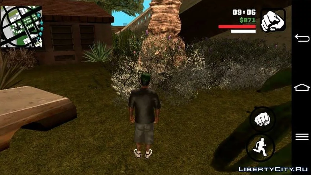 Рослинність з GTA 5 V2 / GTA San Andreas (iOS, Android)