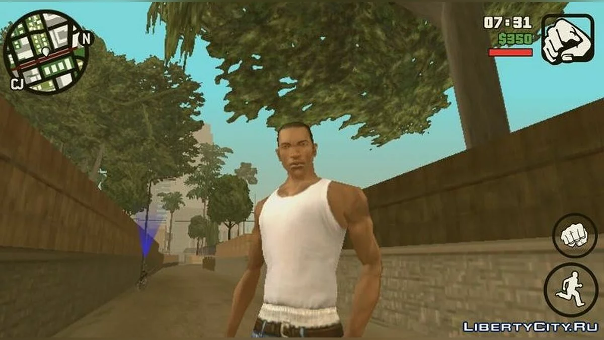 Реалістичне обличчя Карла / GTA San Andreas (iOS, Android)
