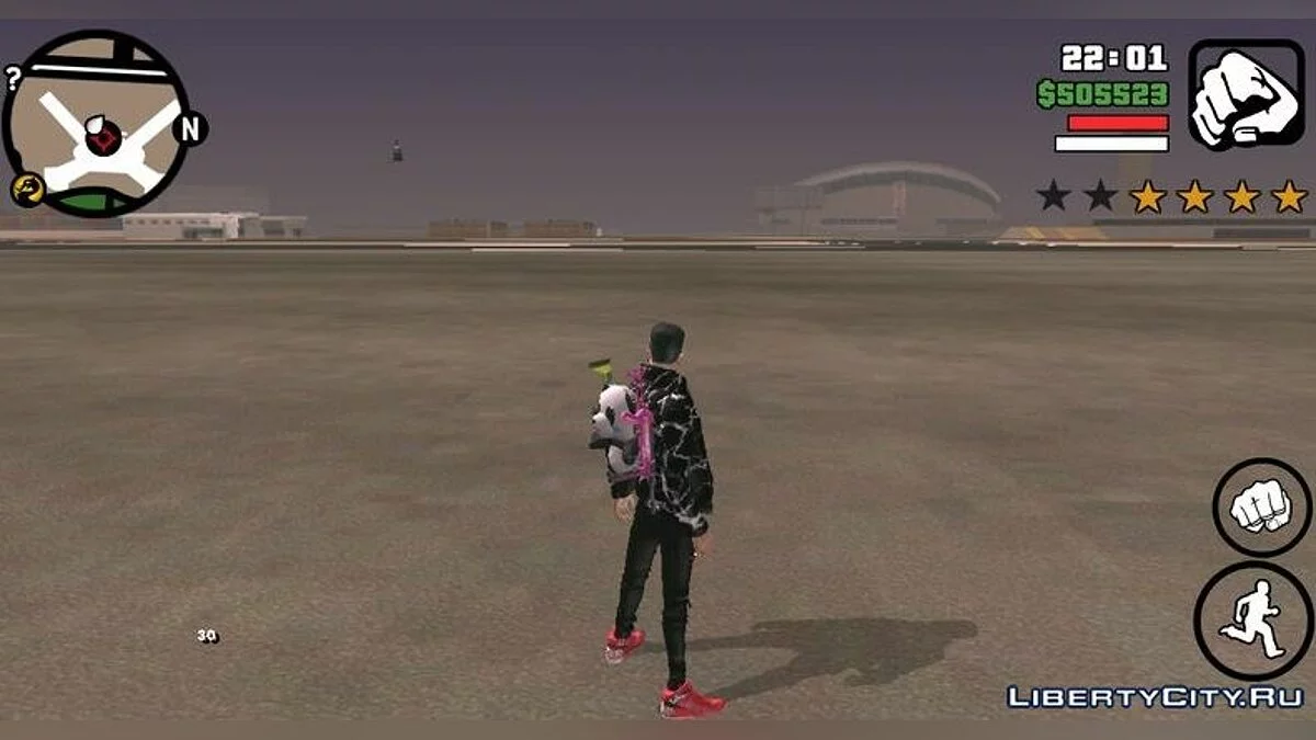 حقيبة ظهر باندا / GTA سان أندرياس (iOS، أندرويد)