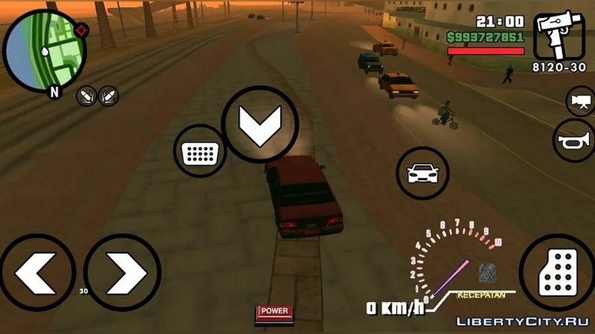 Two Speedometers v6.9 / GTA San Andreas (iOS, Android)