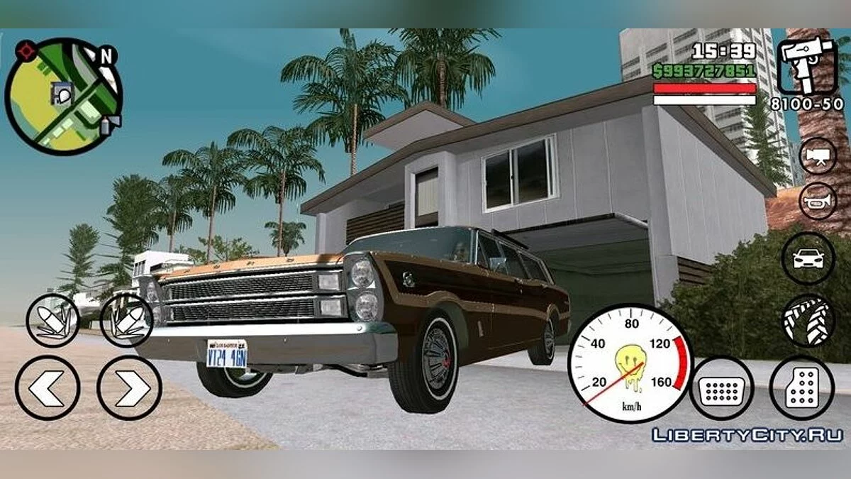 Compteur de vitesse classique / GTA San Andreas (iOS, Android)