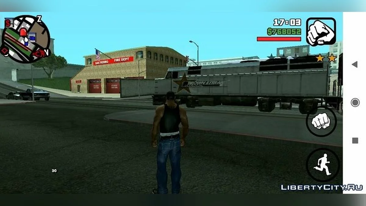Train Uses Tram Tracks / GTA San Andreas (iOS, Android)
