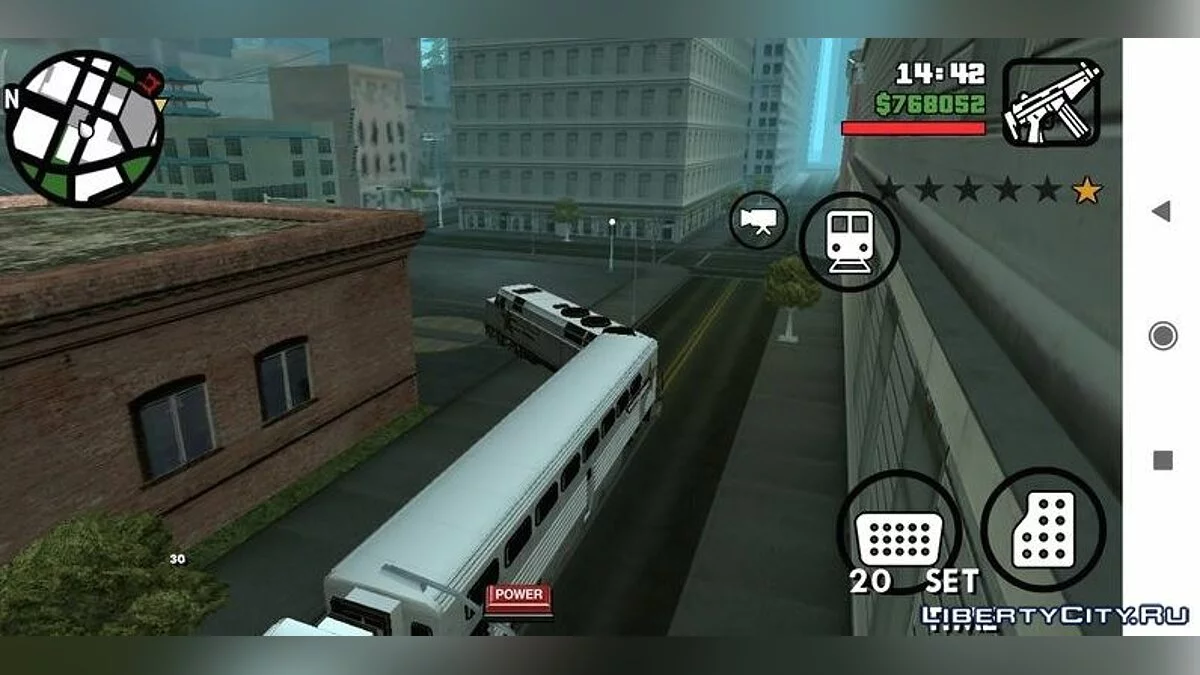 Train Uses Tram Tracks / GTA San Andreas (iOS, Android)
