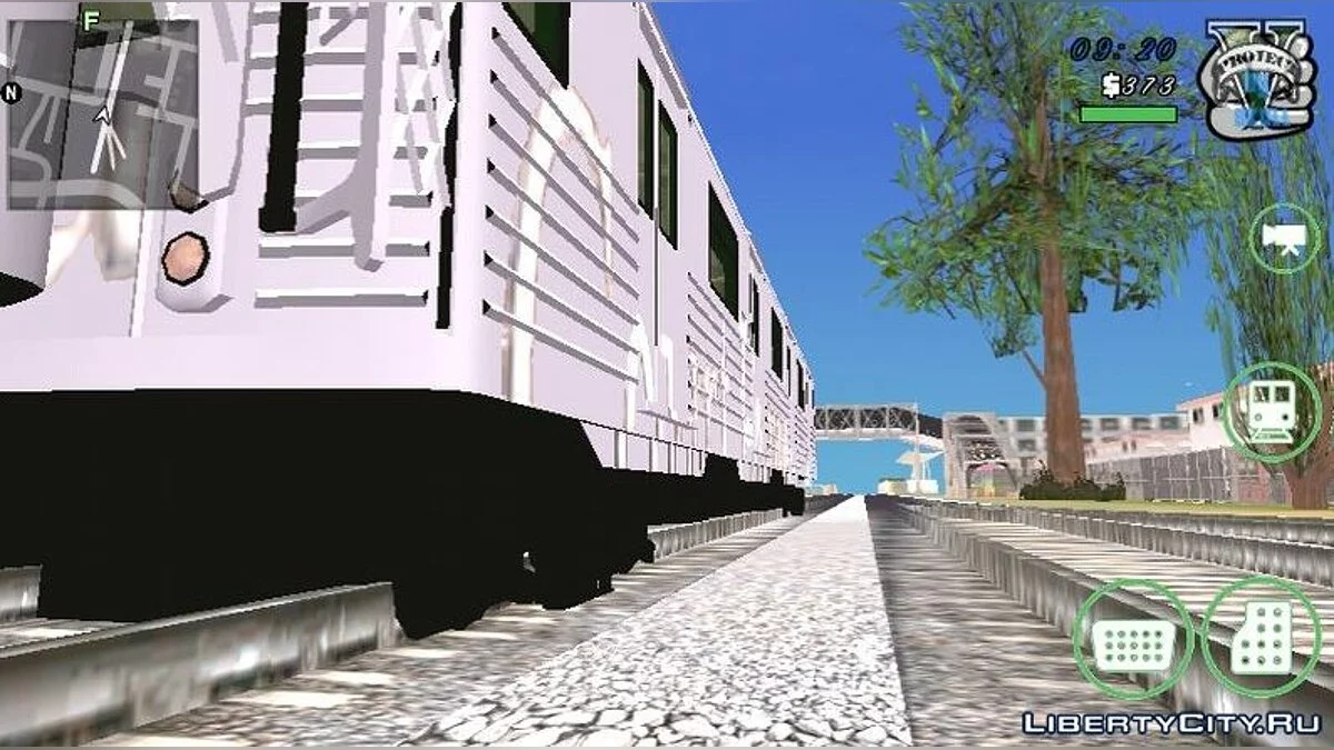 Trem do metrô de GTA 4 (apenas DFF) / GTA San Andreas (iOS, Android)