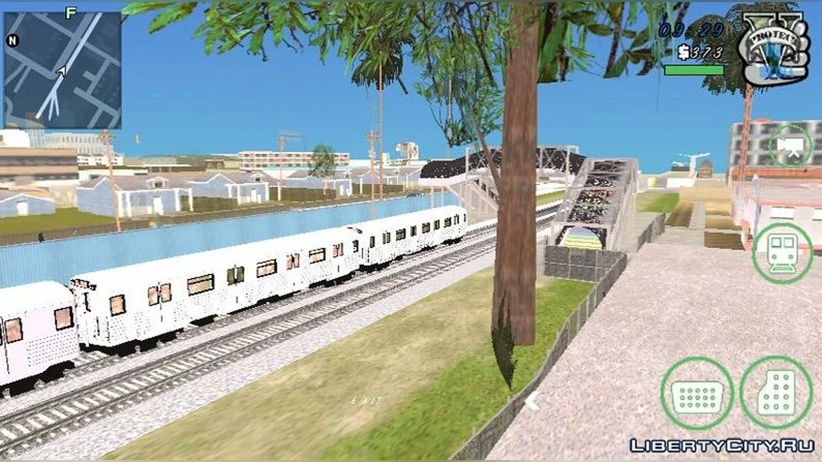 Trem do metrô de GTA 4 (apenas DFF) / GTA San Andreas (iOS, Android)