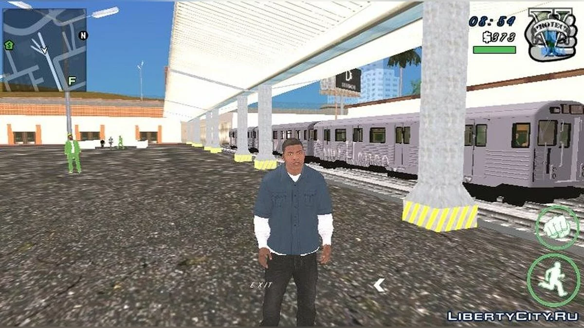 Trem do metrô de GTA 4 (apenas DFF) / GTA San Andreas (iOS, Android)