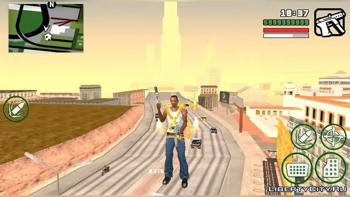 Jetpack Dourado (apenas DFF) / GTA San Andreas (iOS, Android)