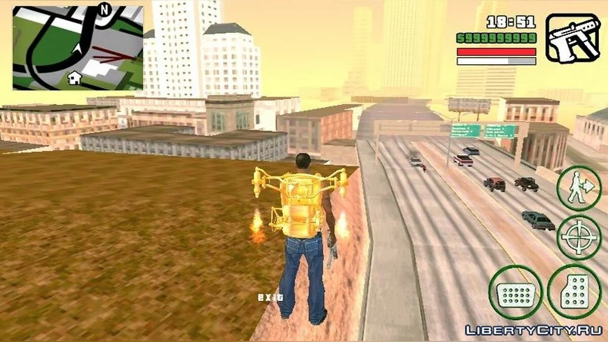 Jetpack Dourado (apenas DFF) / GTA San Andreas (iOS, Android)