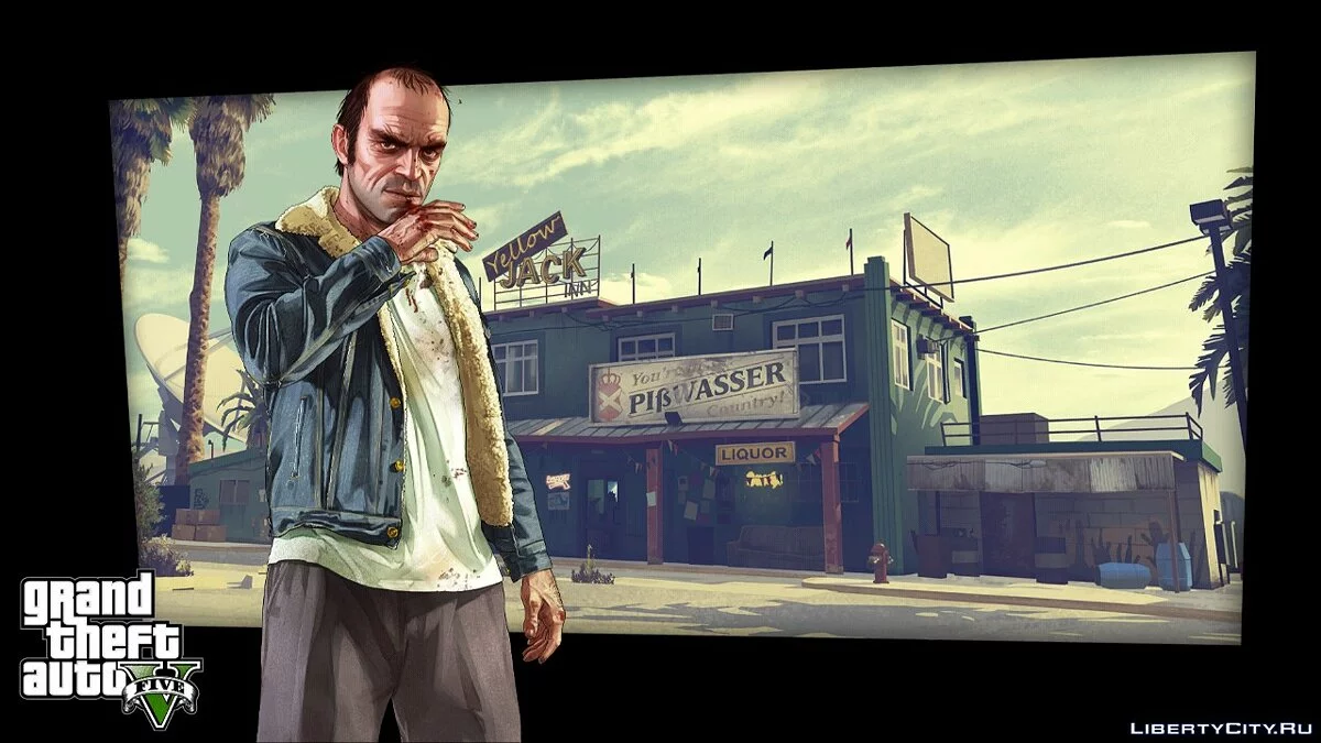 Меню та екран завантаження в стилі GTA 5 / GTA San Andreas (iOS, Android)