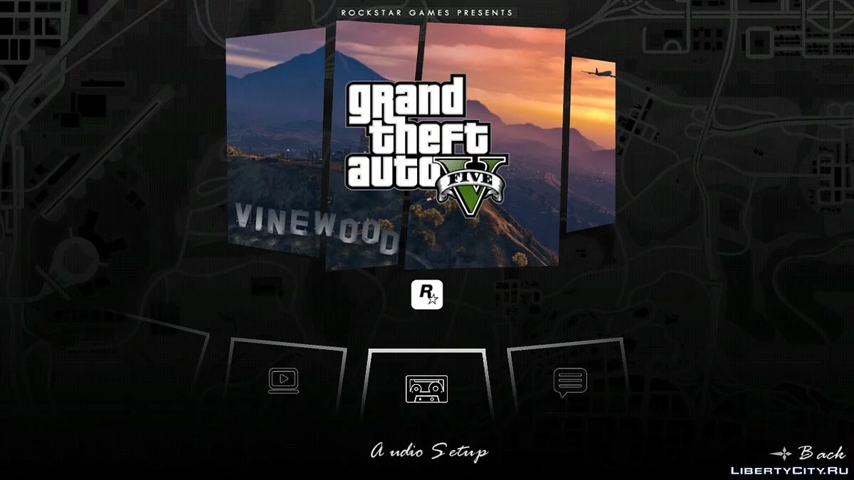 Меню та екран завантаження в стилі GTA 5 / GTA San Andreas (iOS, Android)