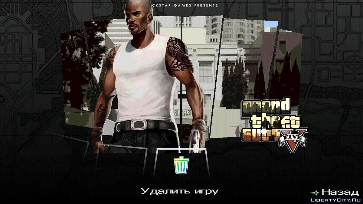 Menú y pantalla de carga al estilo de GTA 5 / GTA San Andreas (iOS, Android)